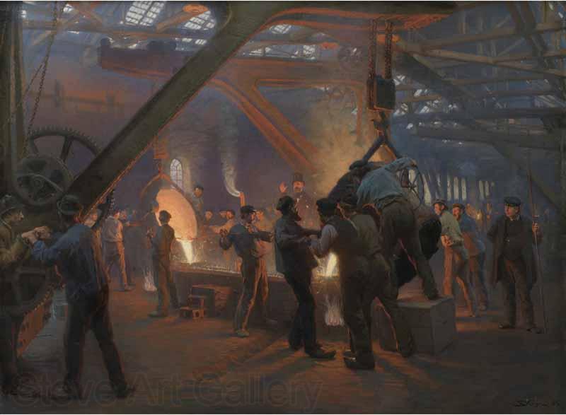 Peter Severin Kroyer From Fra Burmeister og Wains Iron Foundry